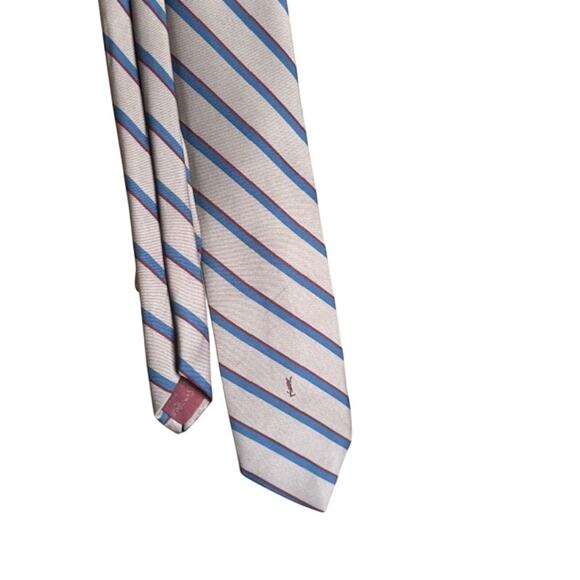 Yves Saint Laurent YSL Silk Men's Neck Tie - Picture 2 of 6